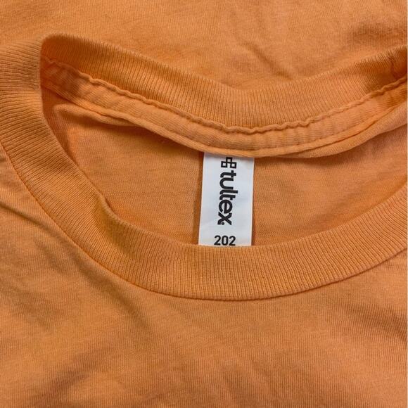 Tultex Bud Light T-shirt Crewneck Orange Happy Hour Size Large - Picture 4 of 7